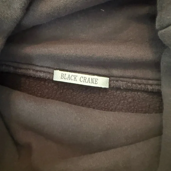 Black Crane Turtleneck Sweatshirt Dress - Picture 4 of 5